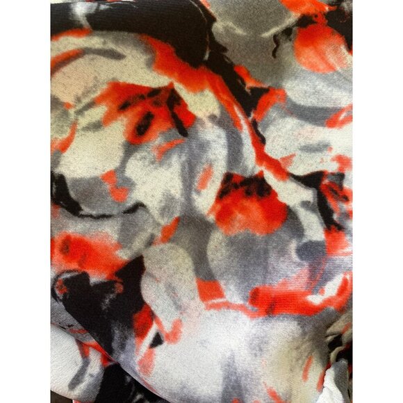 Parker NWT $264 Winnie Tango Floral Print V-Neck Silk Dress, Women's Size L - Picture 9 of 13